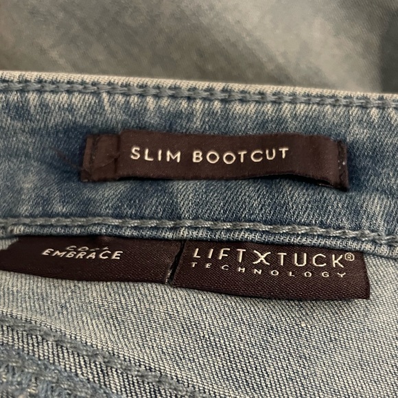 NYDJ Woman Slim Bootcut Raw Fray Jeans Size: 16 - Picture 8 of 9